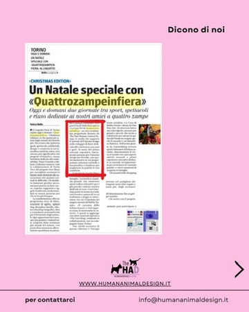 2025. Rassegna stampa dedicata a La Casa Pet Torino.
